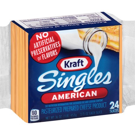 kraft singles processed cheese vhvy2