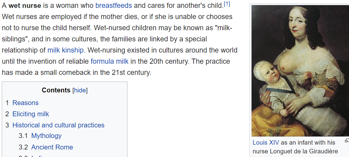 wet nurse surrogate tits 2022-06-12