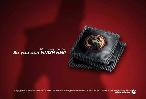 Mortal Combat condom FINISH HER 9CCvD