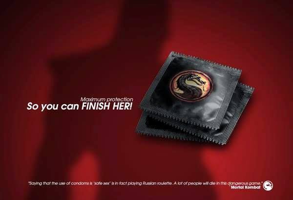 Mortal Combat condom FINISH HER 9CCvD