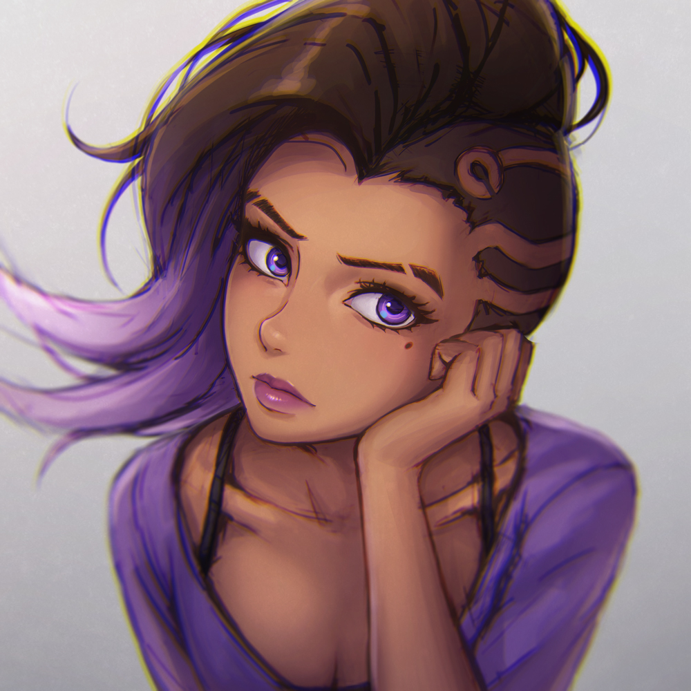 Overwatch Sombra dayvdax htxtx