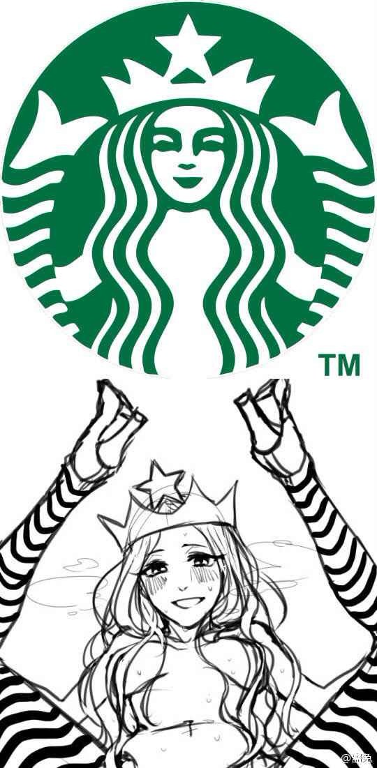 starbucks logo girl 2