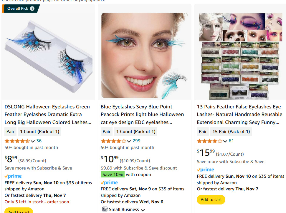 amazon Hunger Games eyelash 2024-11-04