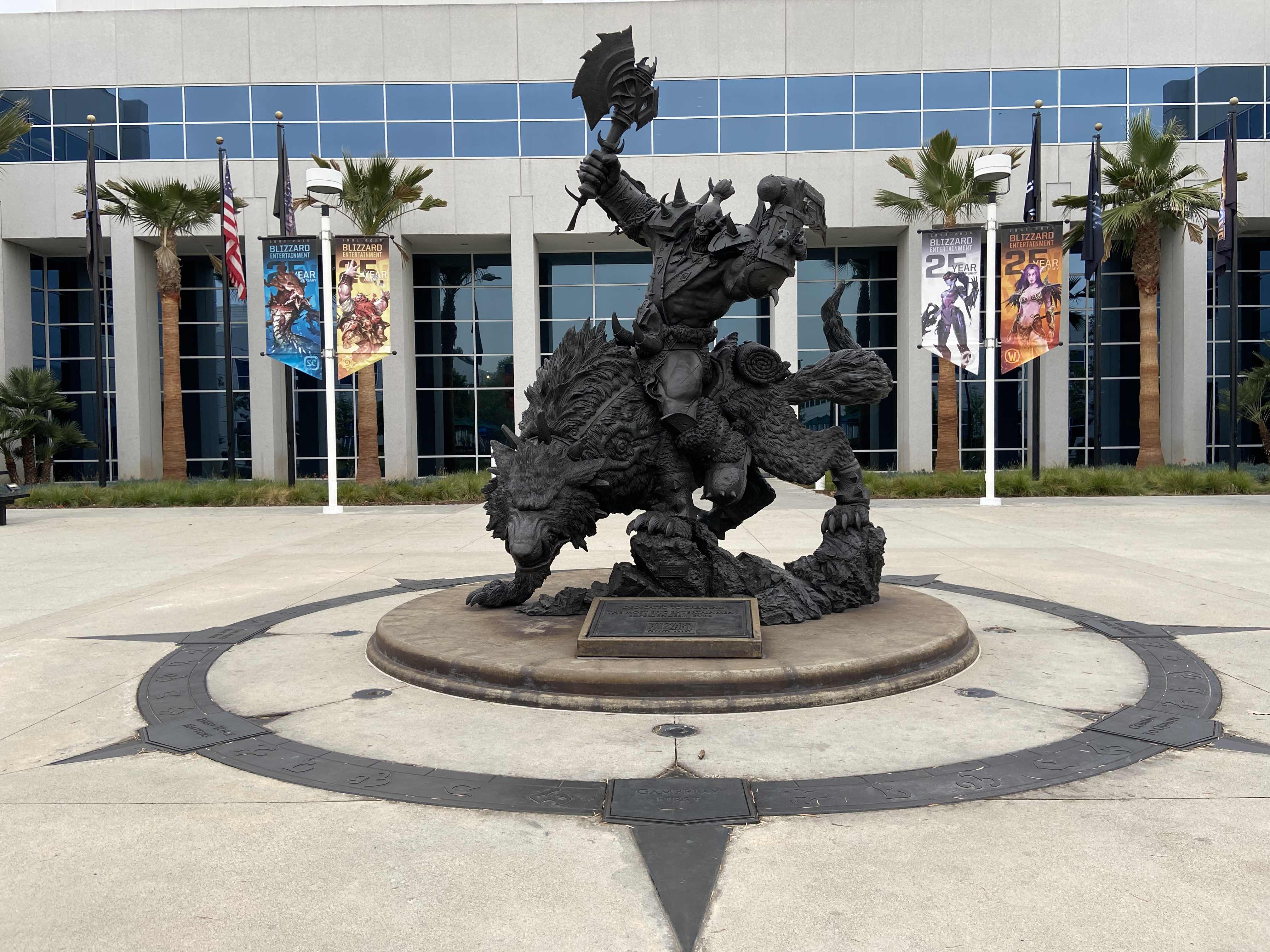 blizzard orc sculpture 2019