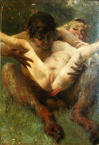 faun and nymph