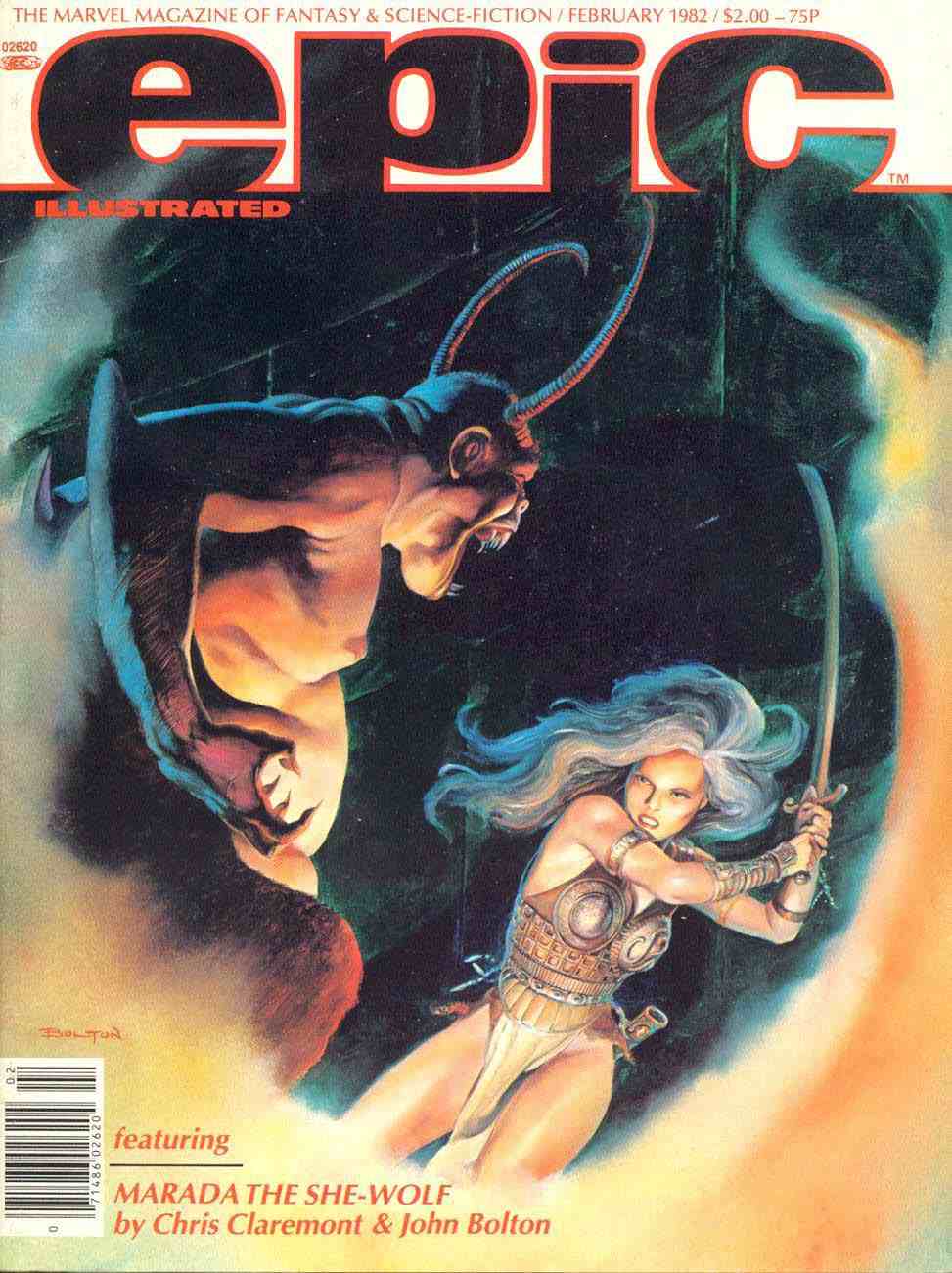 epic illustrated cover 1982 Feb Marada 62101
