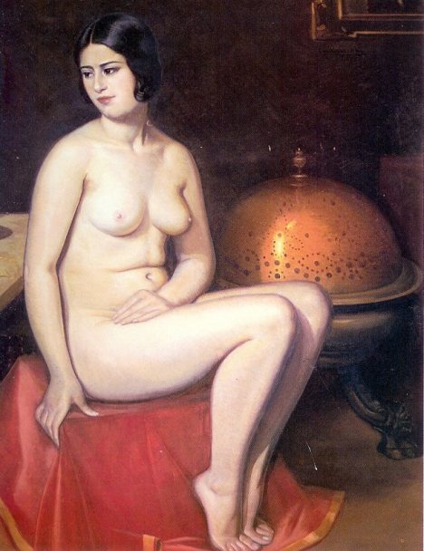 naked woman Cristofol Bou Alvararo