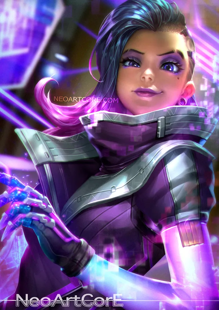 overwatch sombra cute hfMy