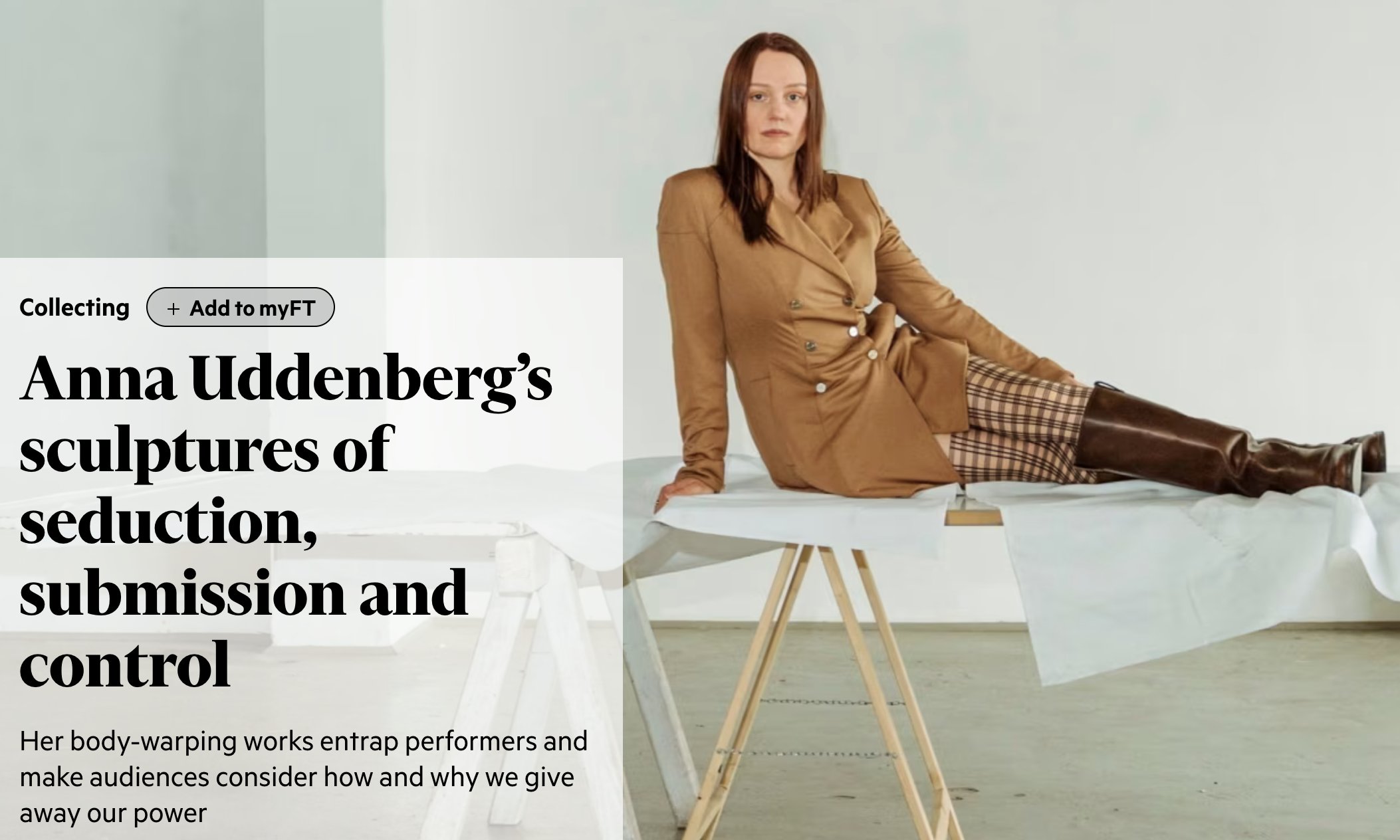 sex machine chair Anna Uddenberg 2023 Mb8Jc