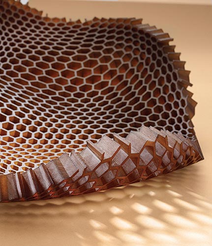 wooden honeycomb