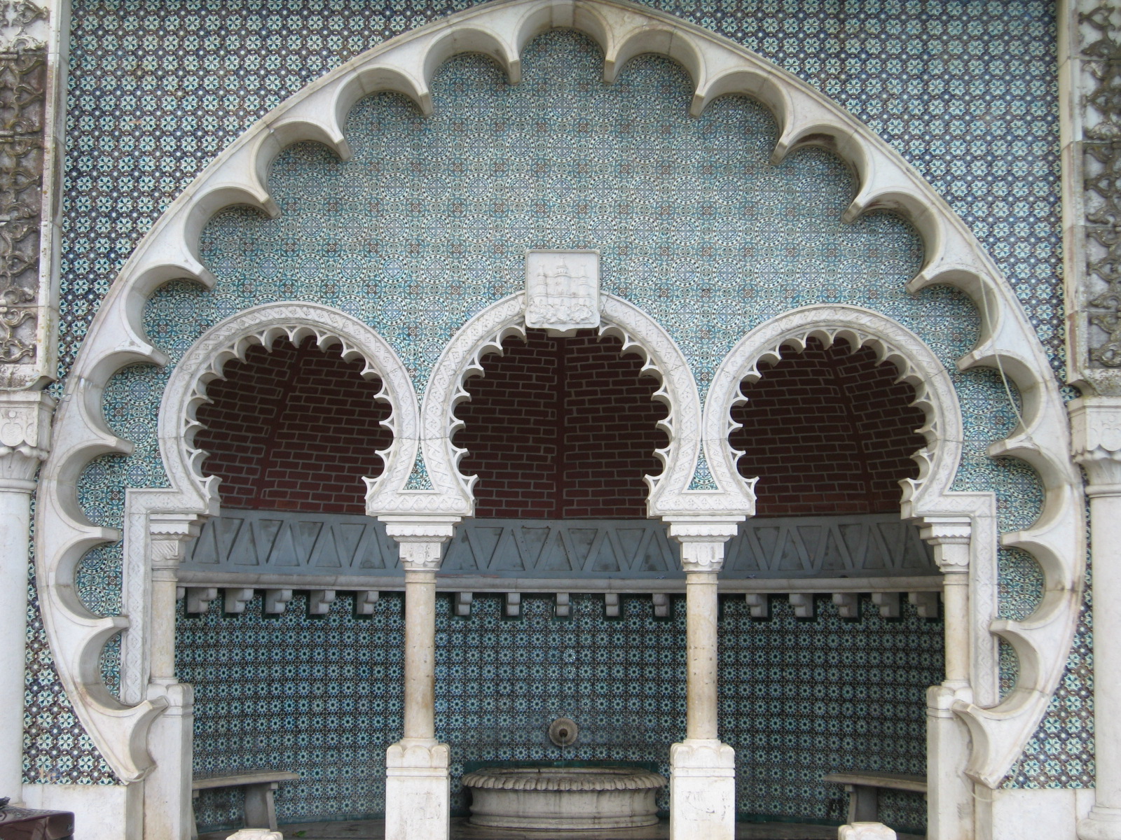 moorish fountain  Sintra Portugal