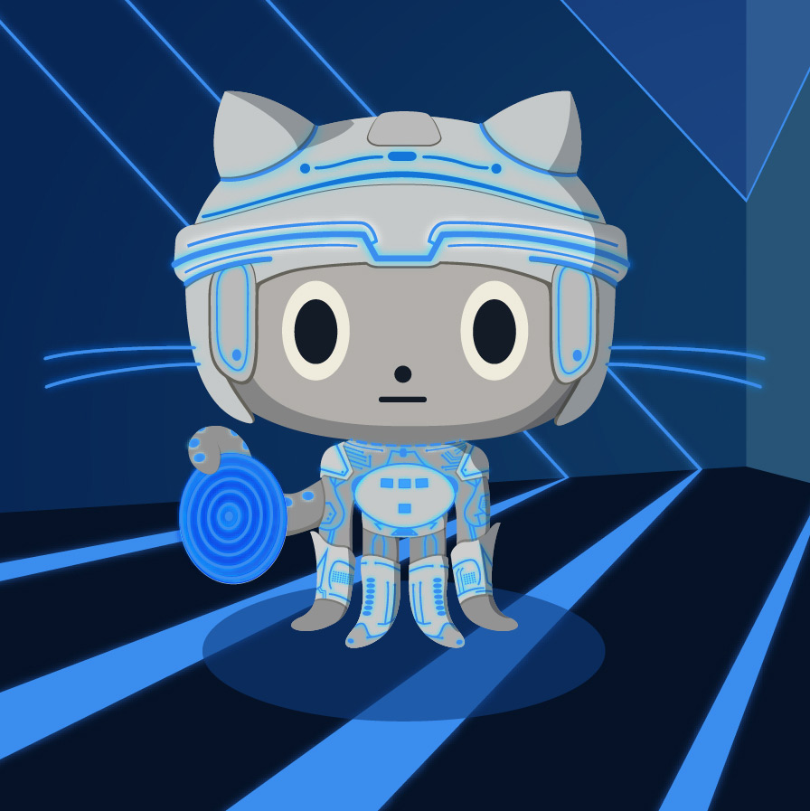 TRON octocat