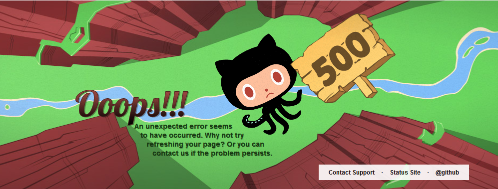 github error 500-2