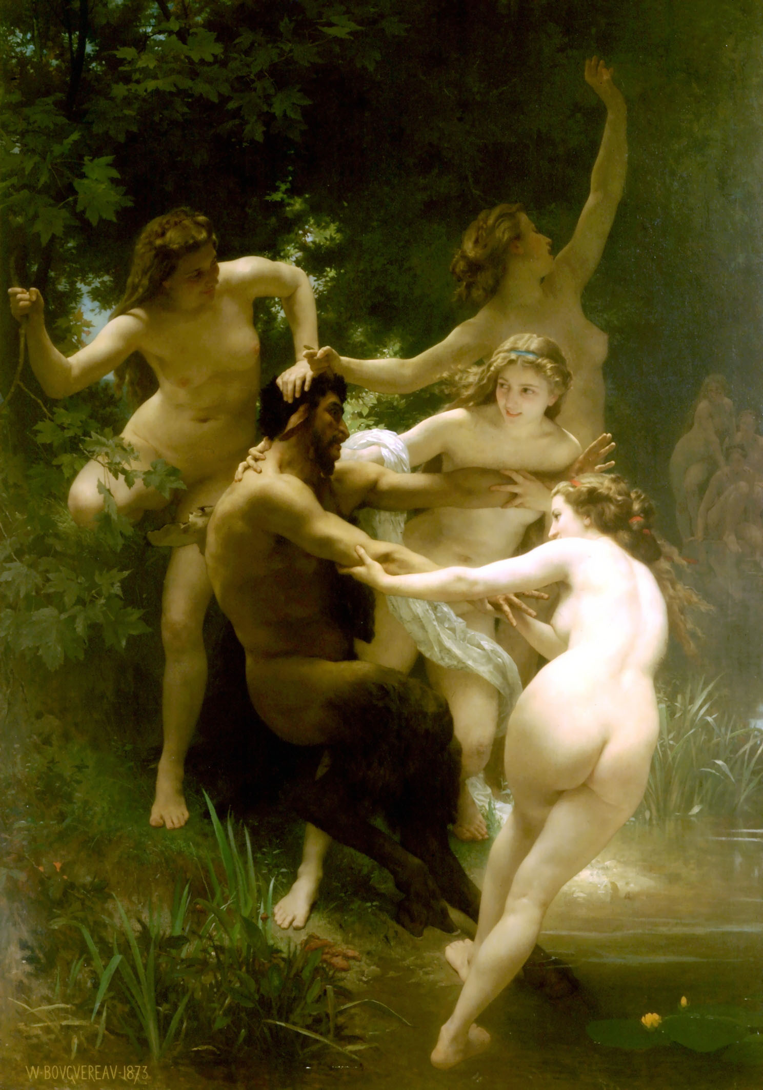 Nymphs and Satyr 1873
