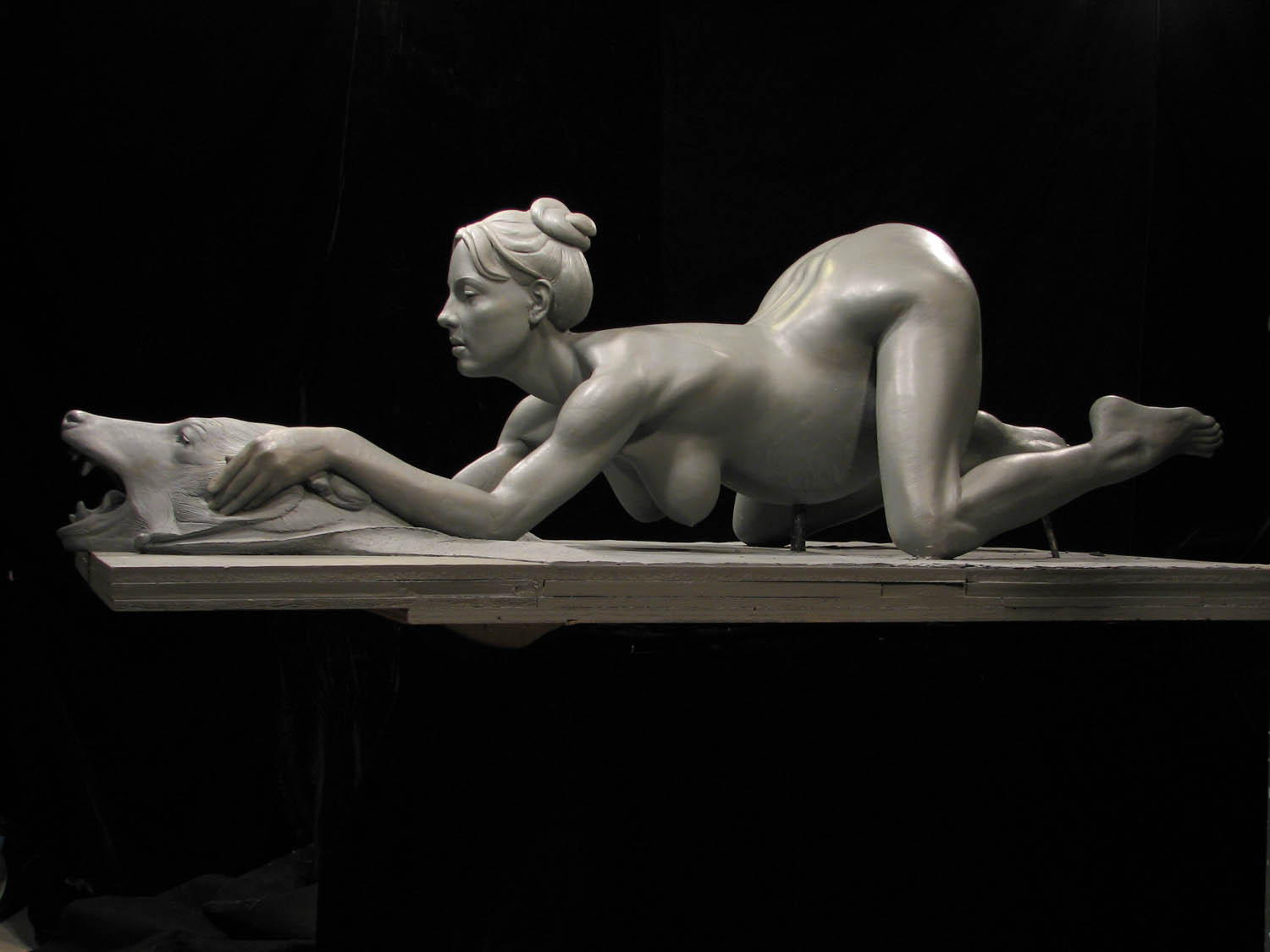 Britney Spears birthing sculpture 1