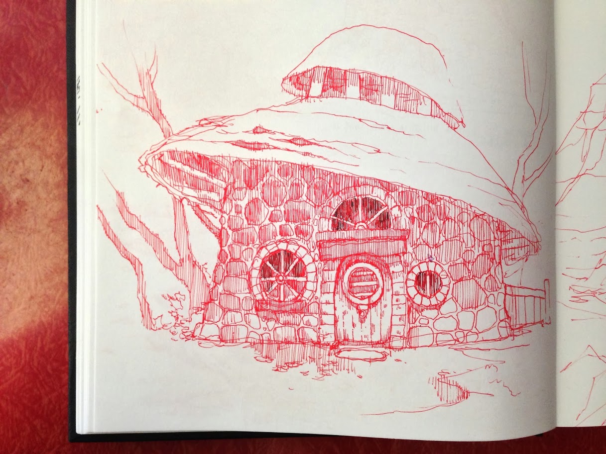 mushroom house 1647 by chris butler