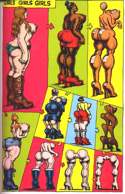 robert crumb girls girls girls