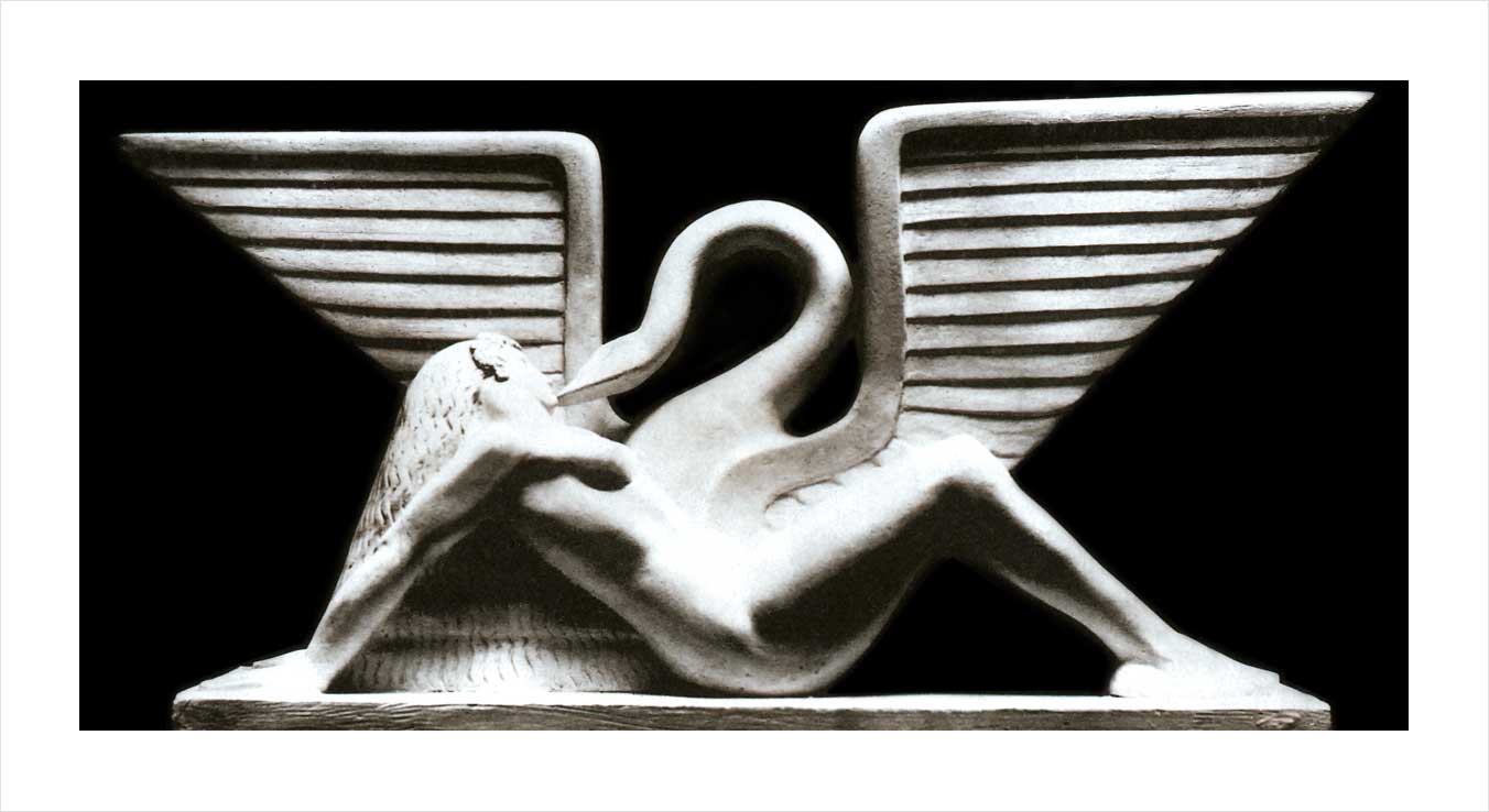 Leda and the Swan by Marcel Bouraine