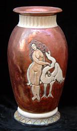 Leda and The Swan vase