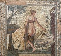 leda swan-mosaic Paphos 2